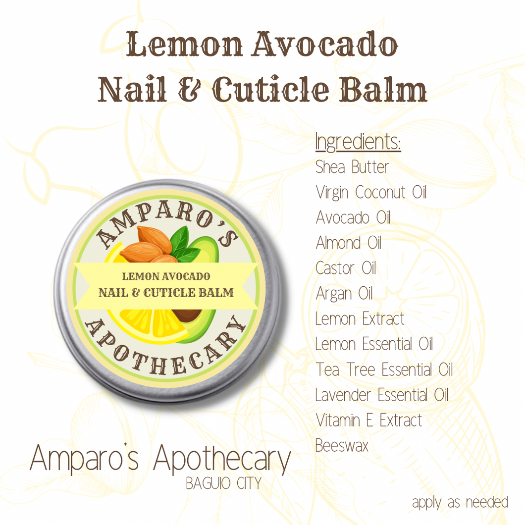 Lemon Avocado Nail and Cuticle Balm